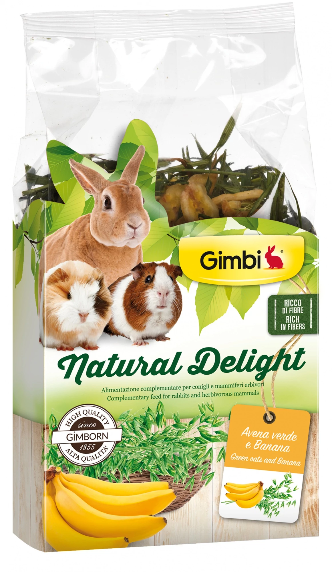 Gimborn Gimbi NATURAL DELIGHT ZABFŰ&BANÁN 100G