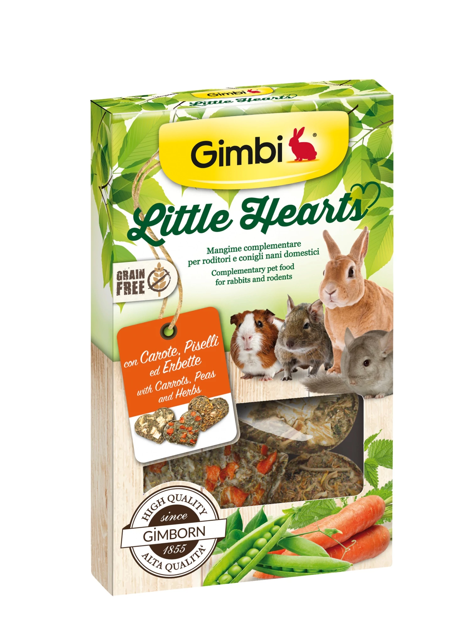 Gimborn Gimbi SNACK LITTLE HEARTS RÉPÁVAL 115G