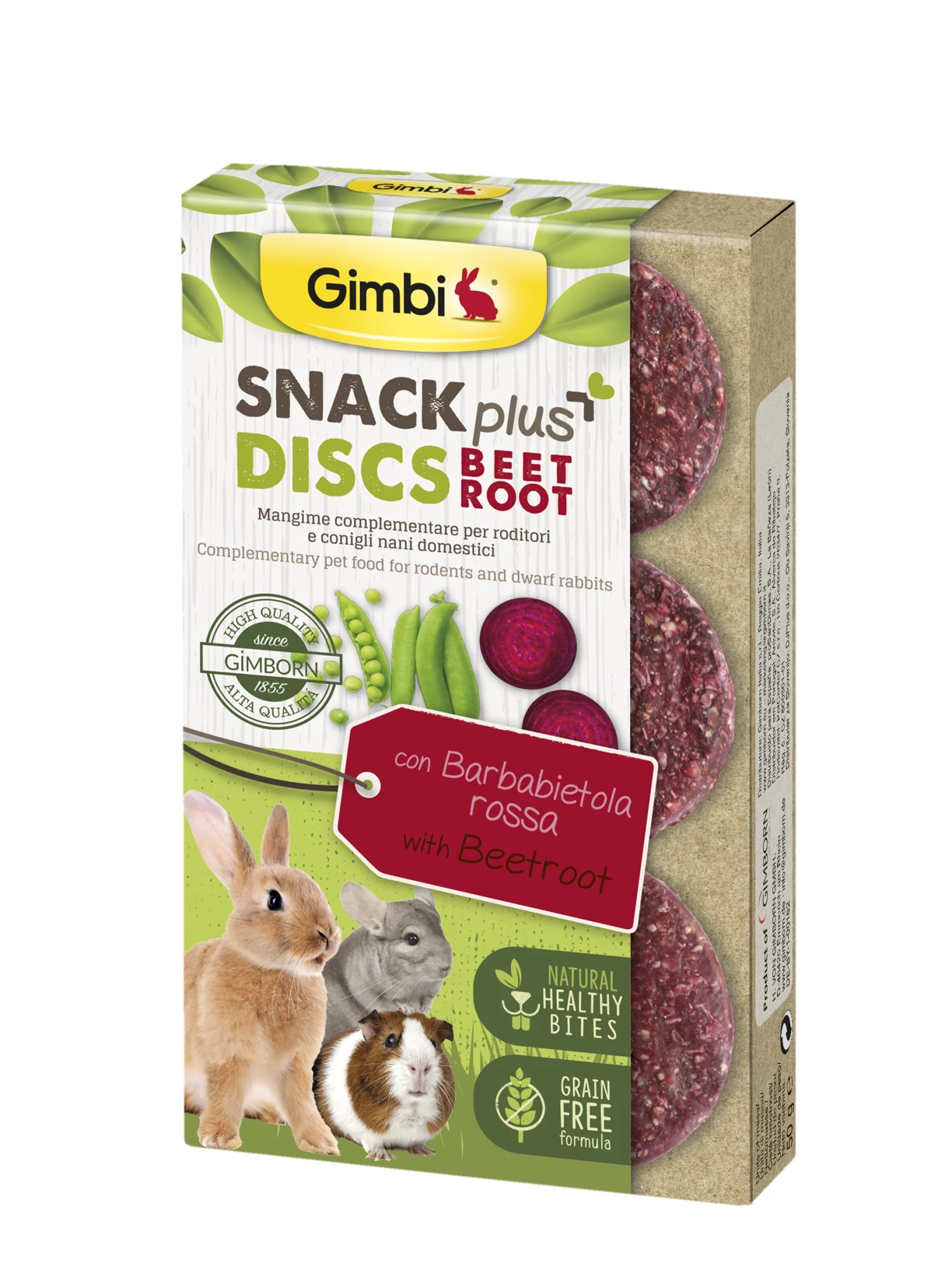 Gimborn Gimbi SNACK PLUS DISCS CÉKLA 50G