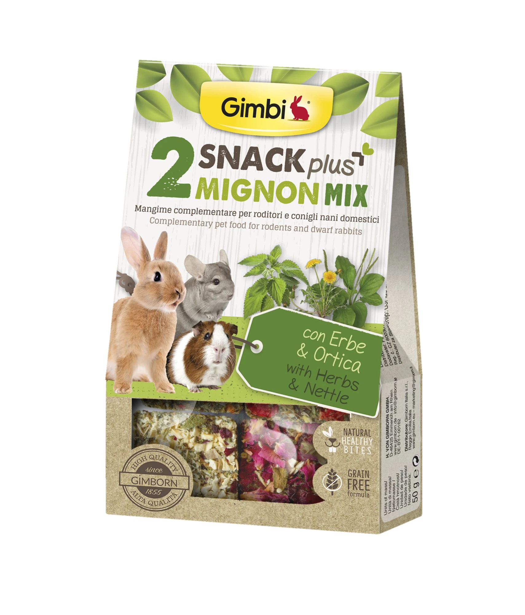Gimborn Gimbi SNACK PLUS MIGNON MIX 2 CSALÁN 50G