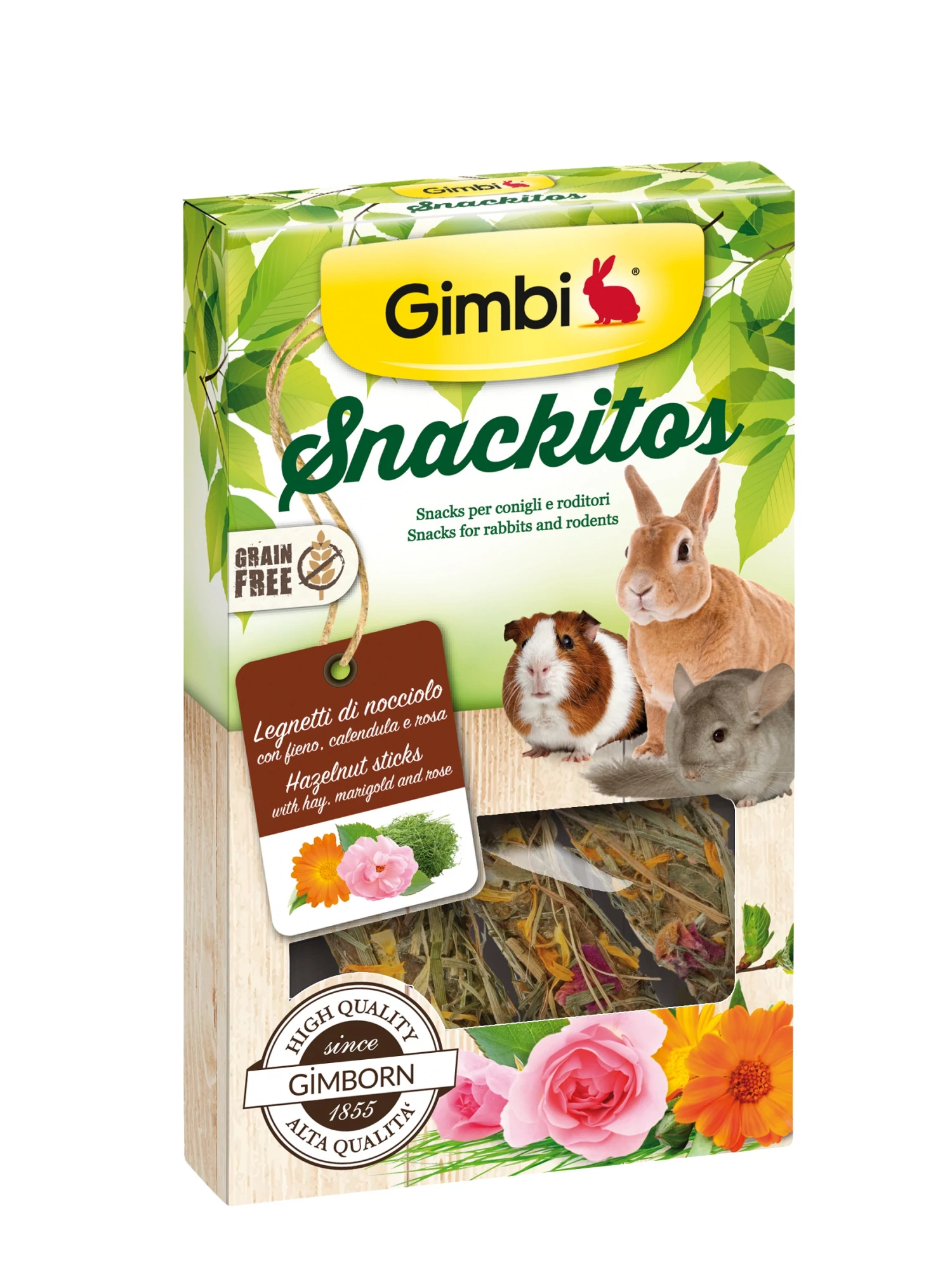 Gimborn Gimbi SNACKITOS STICKS MOGYORÓS 45G