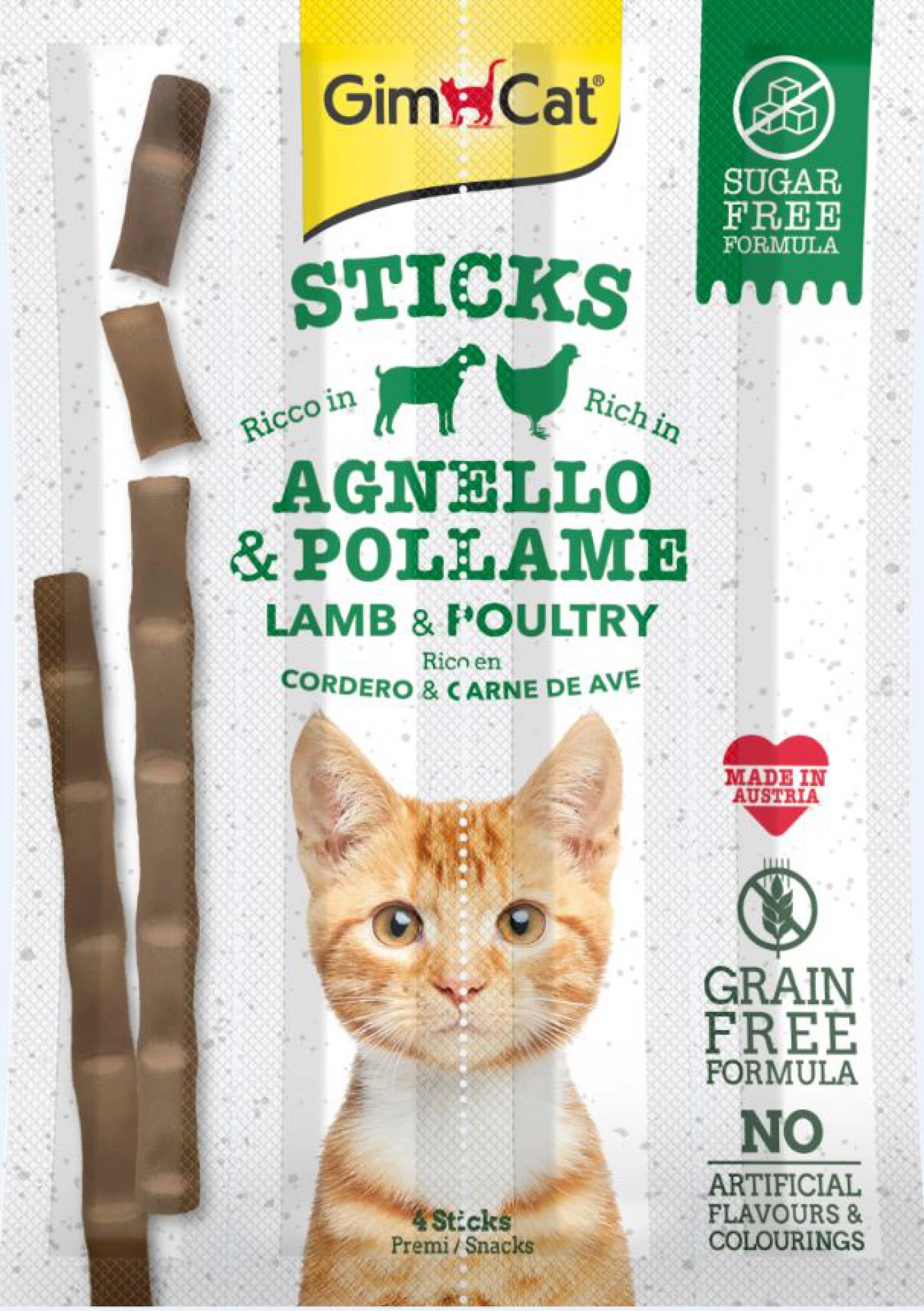 Gimborn Gimcat SNACK STICK BÁRÁNY&BAROMFI 4DB 20G