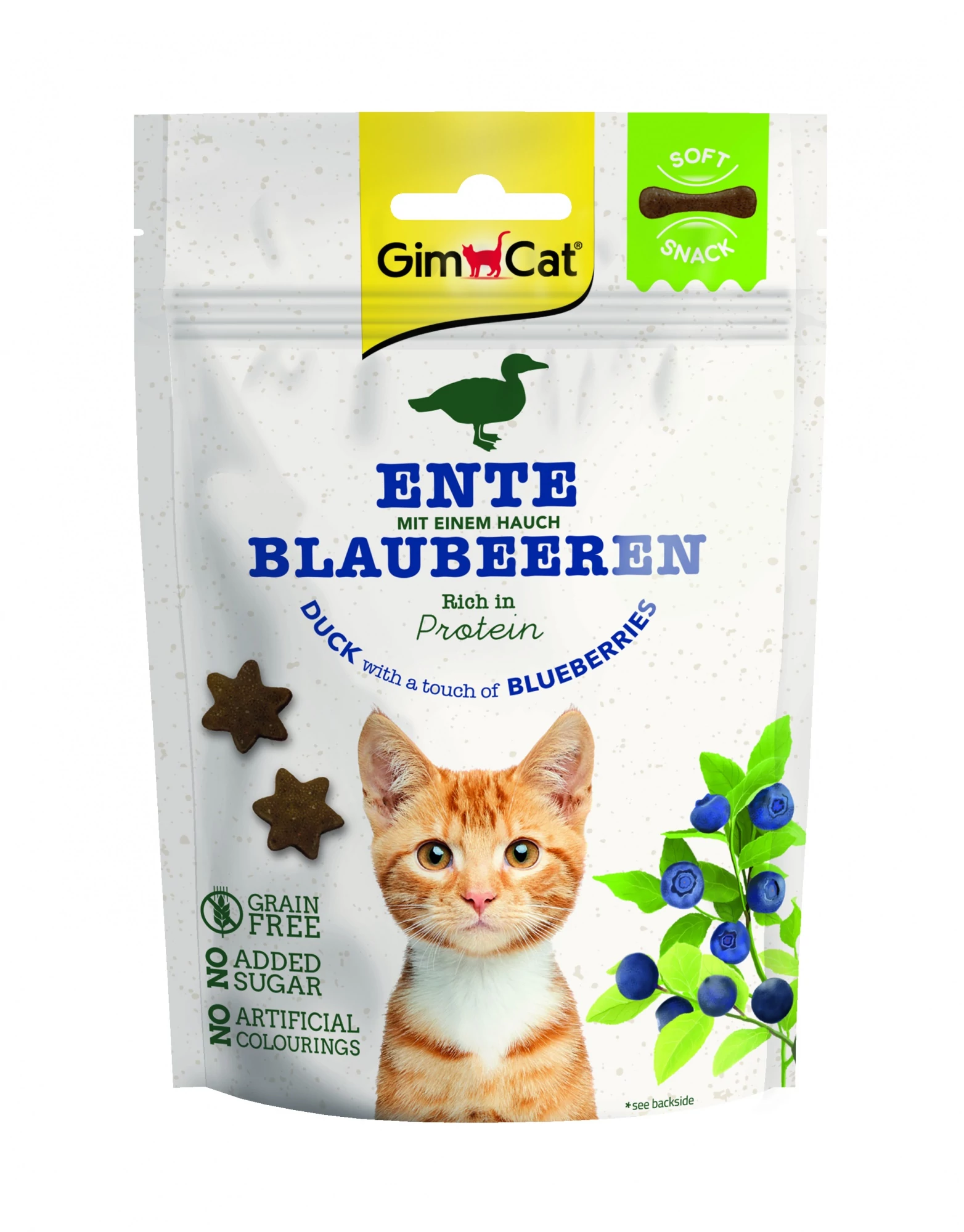 Gimborn Gimcat SNACK PUHA KACSA ÁFONYÁVAL 60 G
