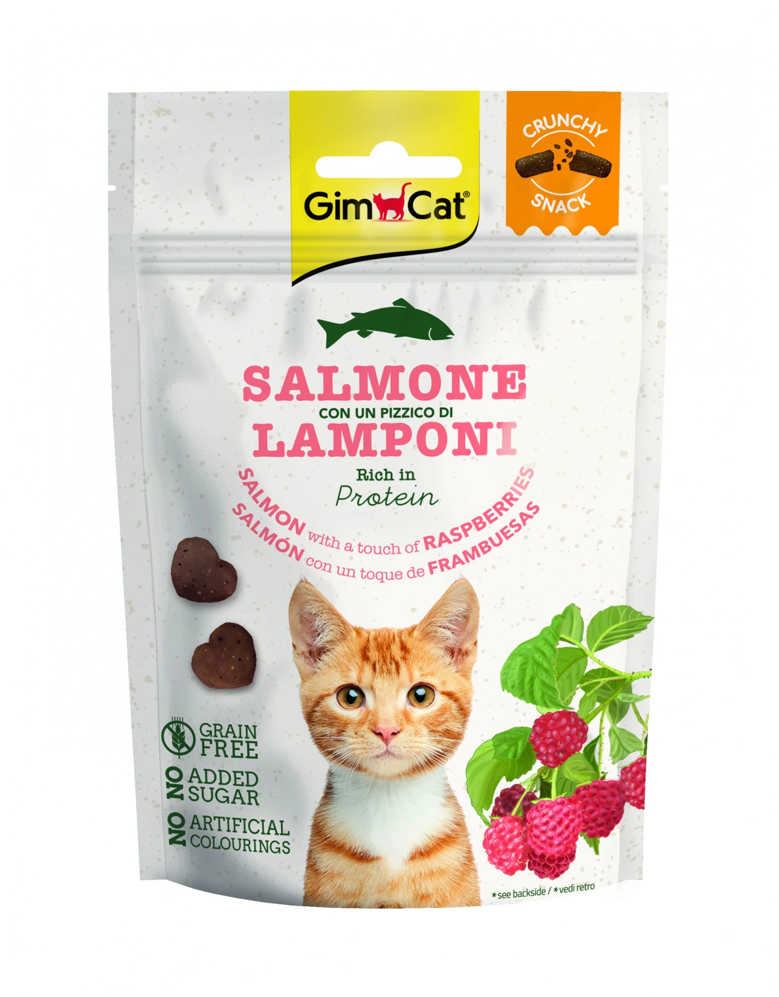 Gimborn Gimcat SNACK ROPOGÓS LAZAC MÁLNÁVAL 50 G