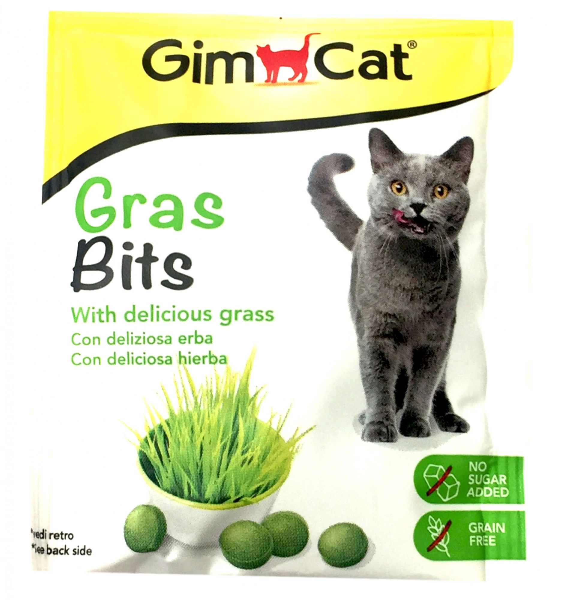 Gimborn Gimcat TABLETTA GRAS BITS (ZÖLD FŰ) 15 G TASTY TABS