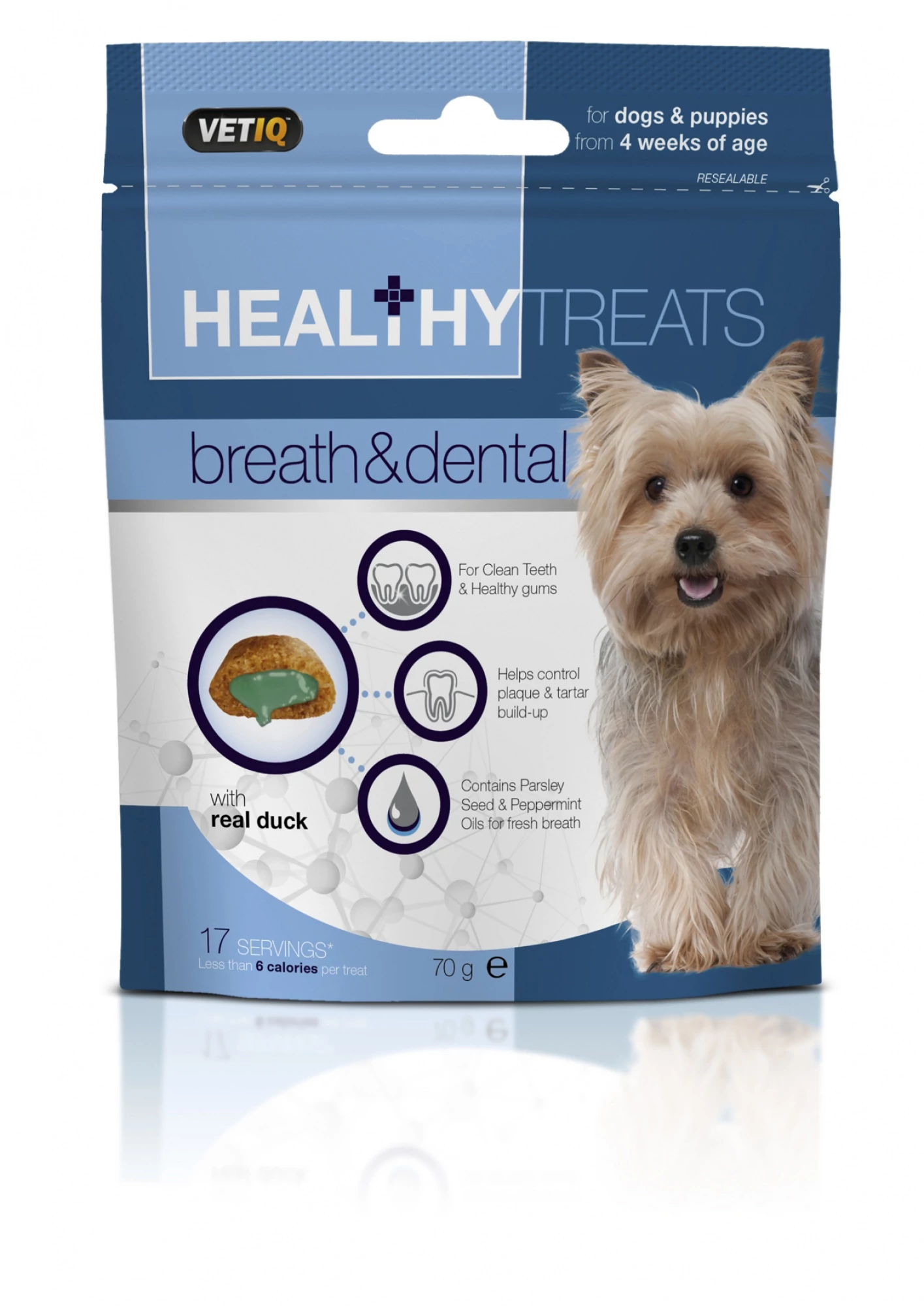 M&C VETIQ BREATH & DENTAL DOGS 70 G