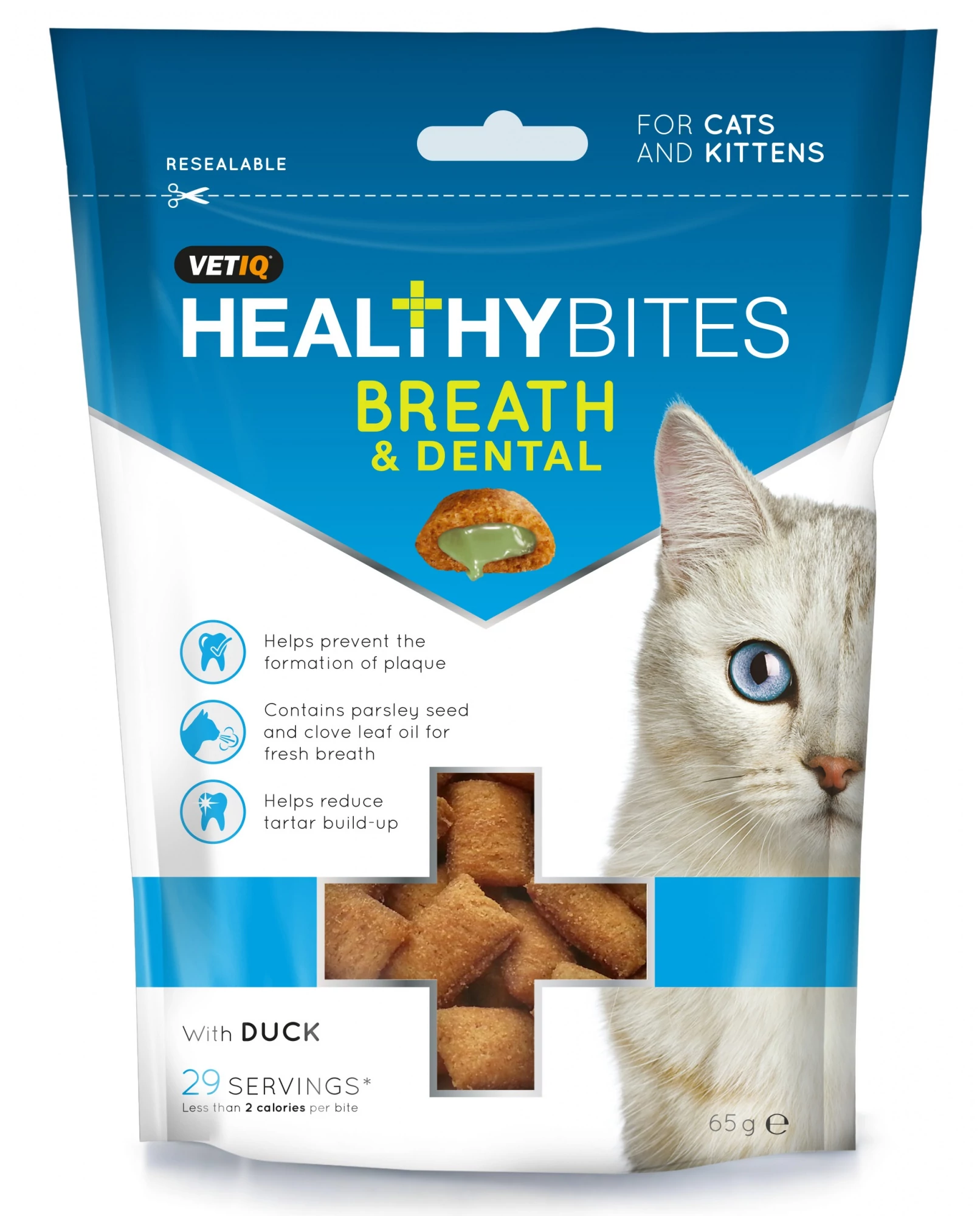 M&C VETIQ BREATH & DENTAL KITTEN 65 G