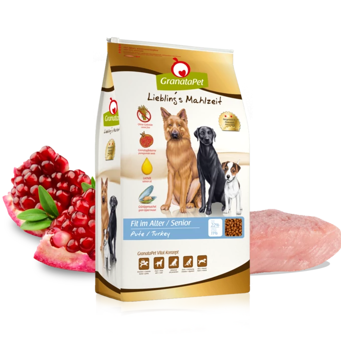 GranataPet Liebling's Mahlzeit pulyka senior kutyatáp 10 kg 2db