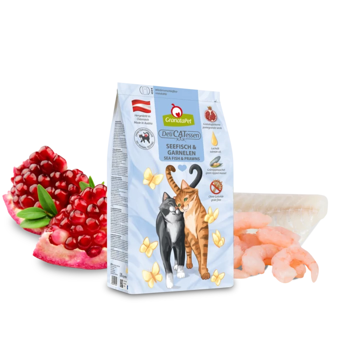 GranataPet DeliCatessen száraztáp tengeri hal és garnélarák Adult 1,8 kg 4db