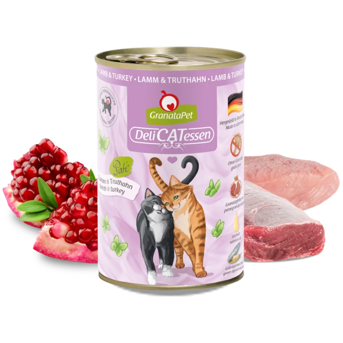 GranataPet Delicatessen konzerv bárány és pulyka 400g