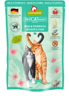 GranataPet Delicatessen Pouch vad & tonhal 85g 6db