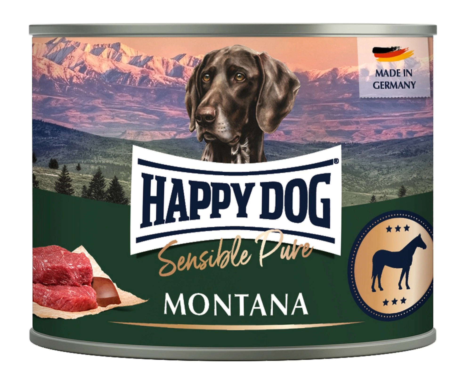 Happy Dog Supreme Sensible PUR KONZERV MONTANA (ló) 6X200 G
