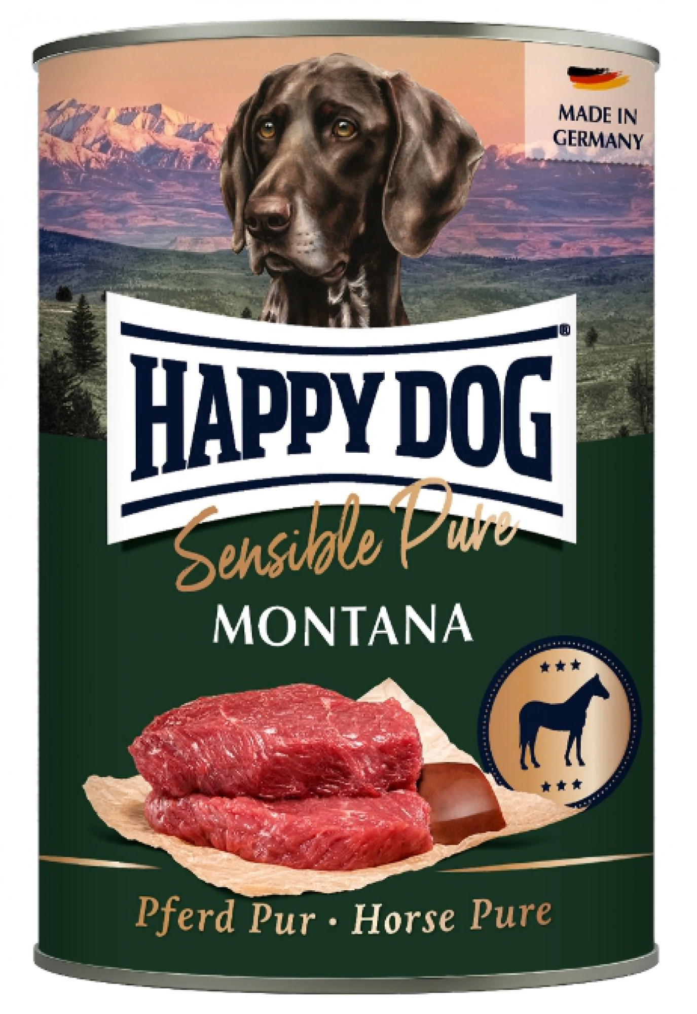 Happy Dog Supreme Sensible PUR KONZERV MONTANA (ló) 6X400 G