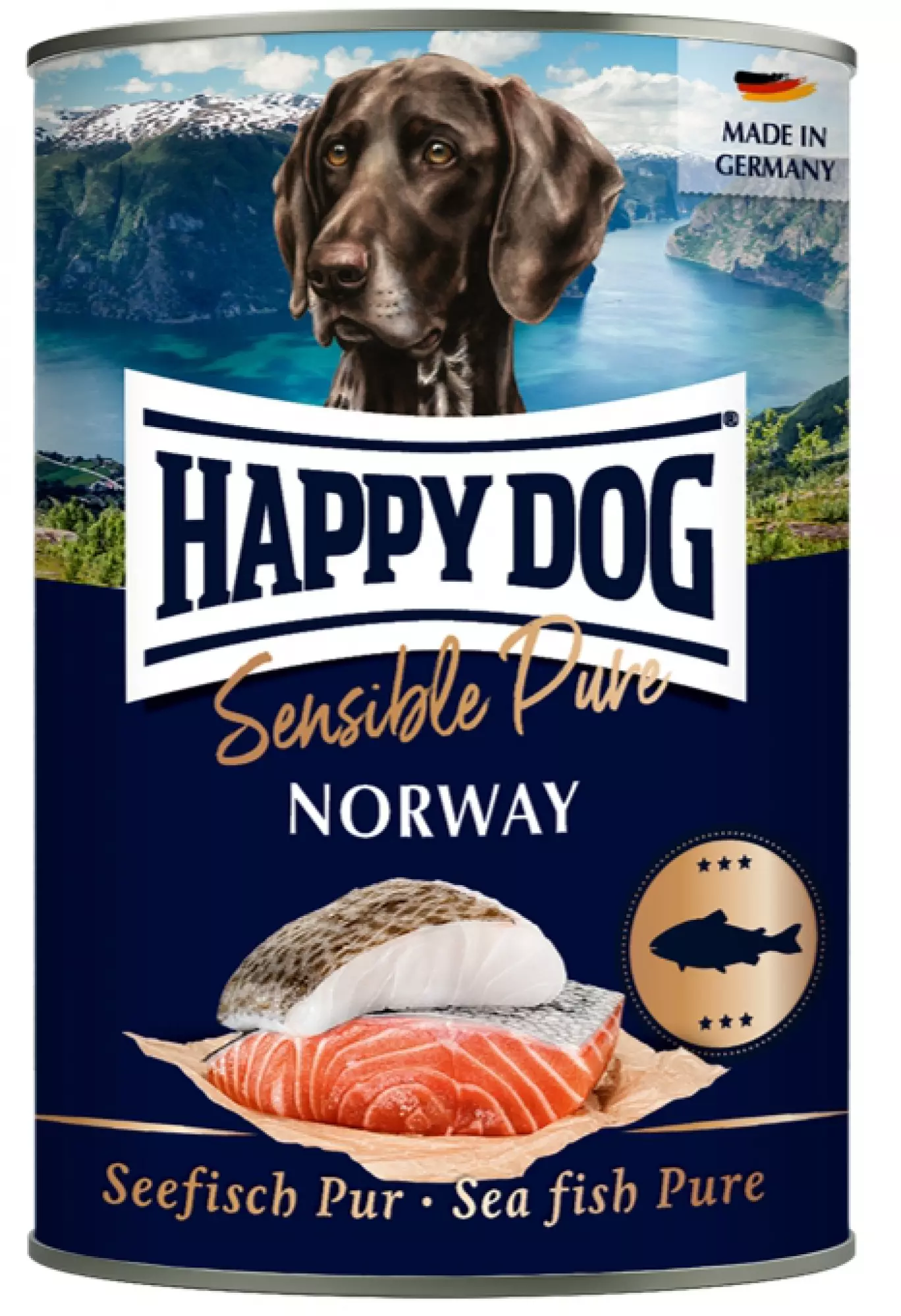 Happy Dog Supreme Sensible PUR KONZERV NORWAY (tengeri hal) 6X400 G