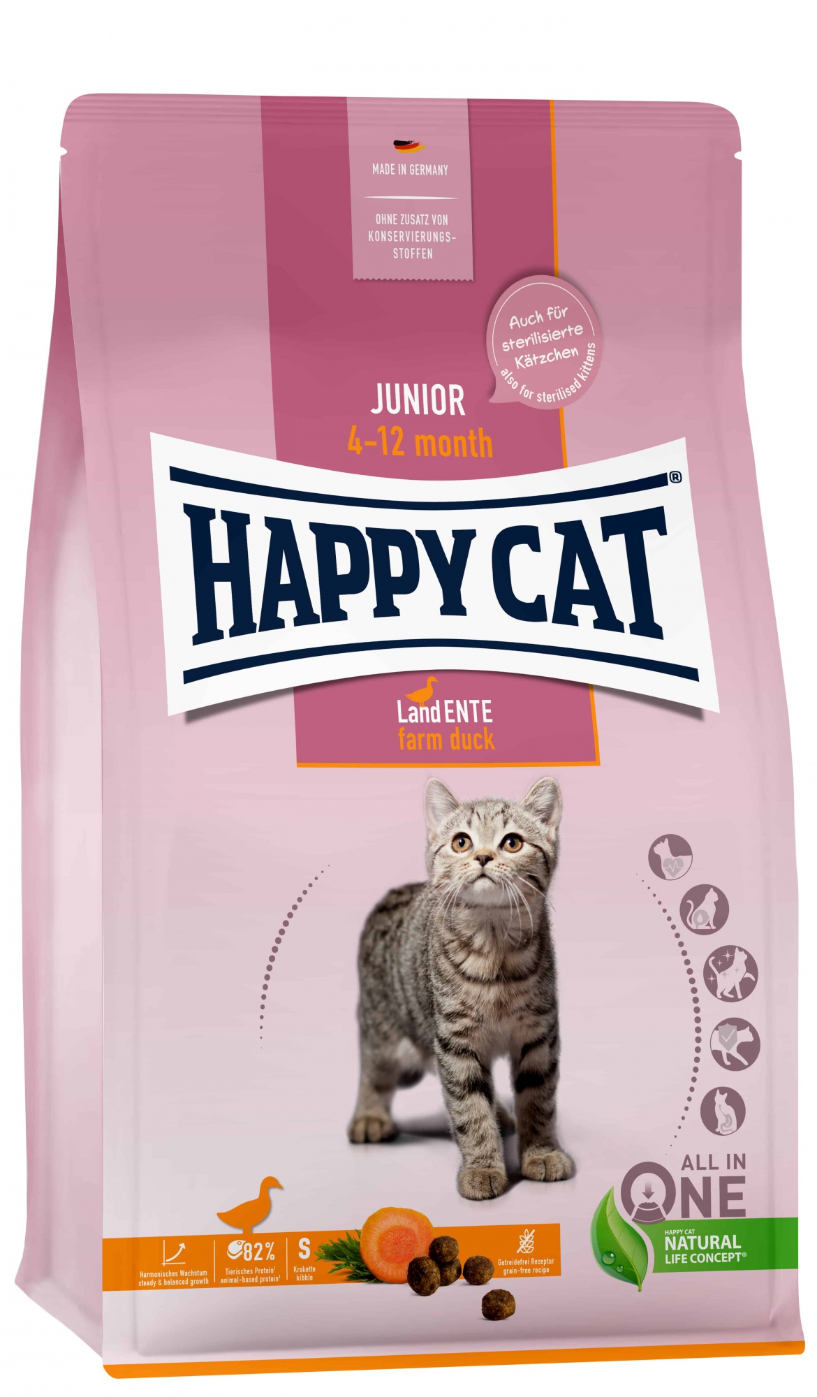 Happy Cat Supreme JUNIOR GRAINFREE KACSA 300g