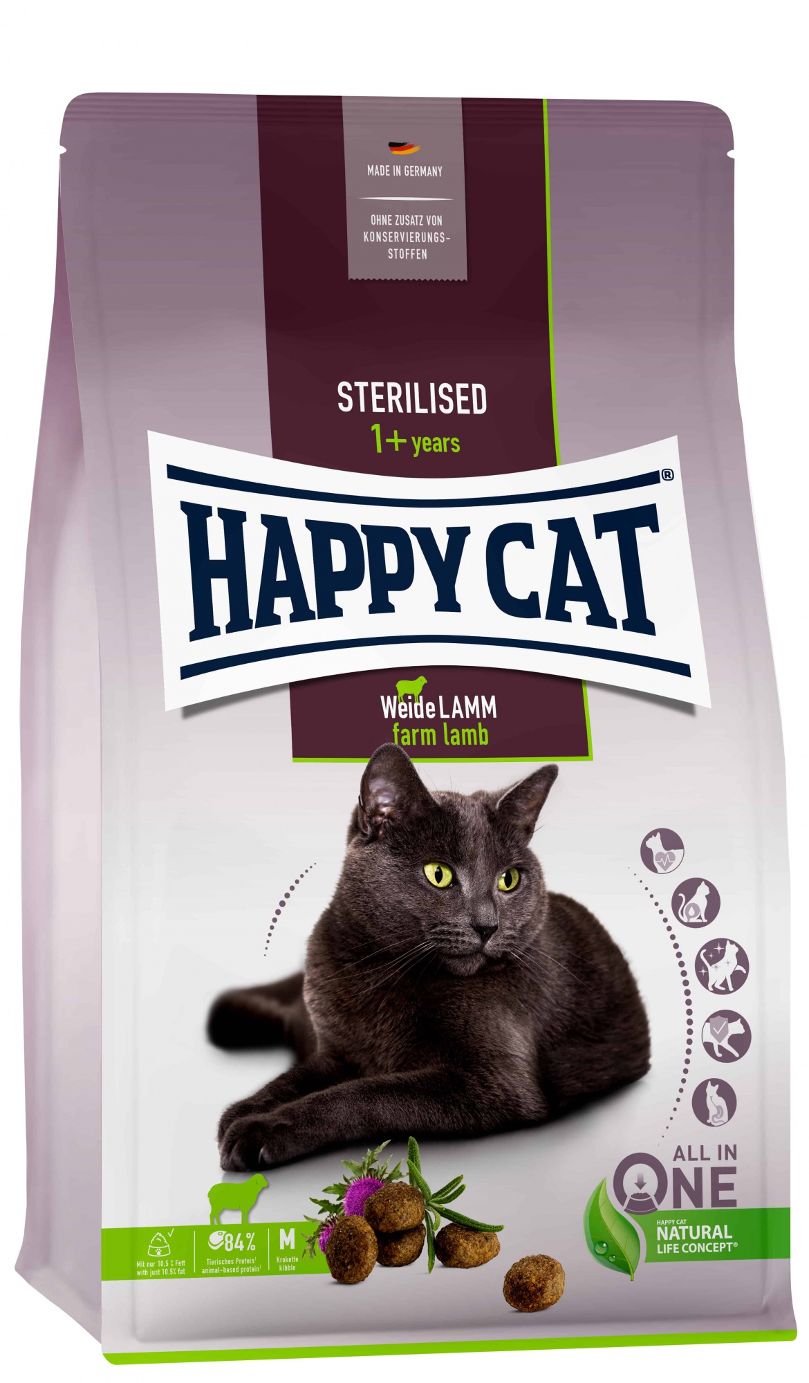 Happy Cat Supreme ADULT STERILISED BÁRÁNY 10kg