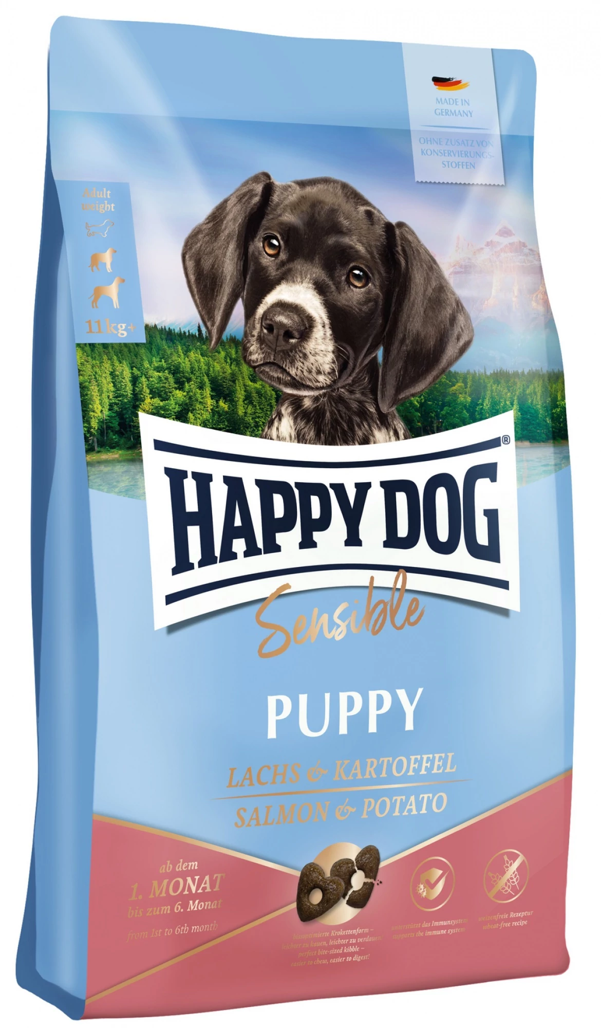 Happy Dog Supreme Young Sensible Puppy Salmon&Potato 4 KG