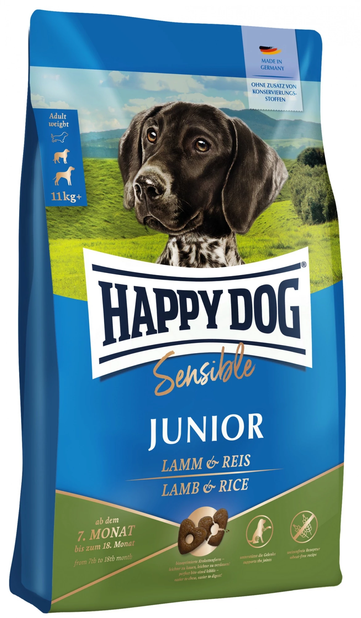 Happy Dog Supreme Young Sensible Junior Lamb/Rice 1 KG