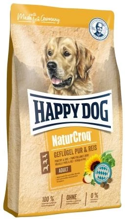 Happy Dog NATUR-CROQ GEFLÜGEL & REIS (Baromfi & rizs) 1kg