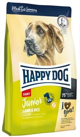 Happy Dog Supreme JUNIOR GIANT LAMM/REIS 15kg
