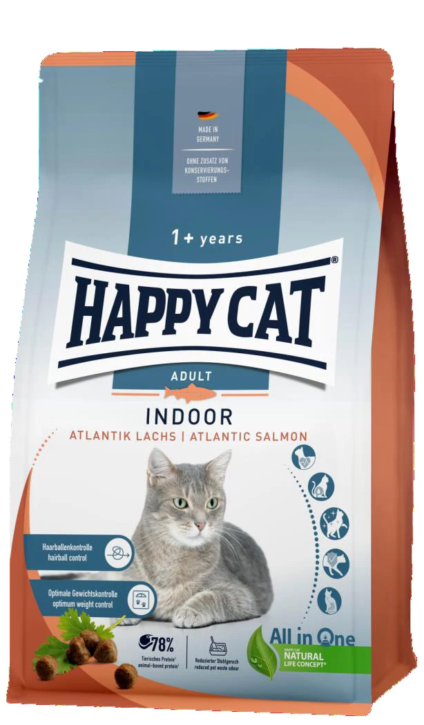Happy Cat ADULT INDOOR LAZAC 1,3kg
