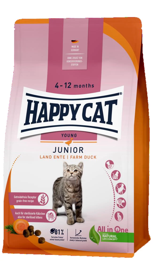 Happy Cat JUNIOR GRAINFREE KACSA 1,3kg