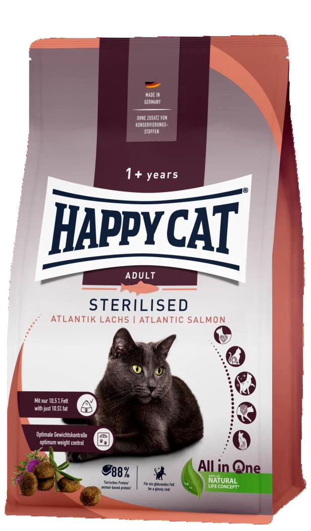 Happy Cat ADULT STERILISED LAZAC 10kg