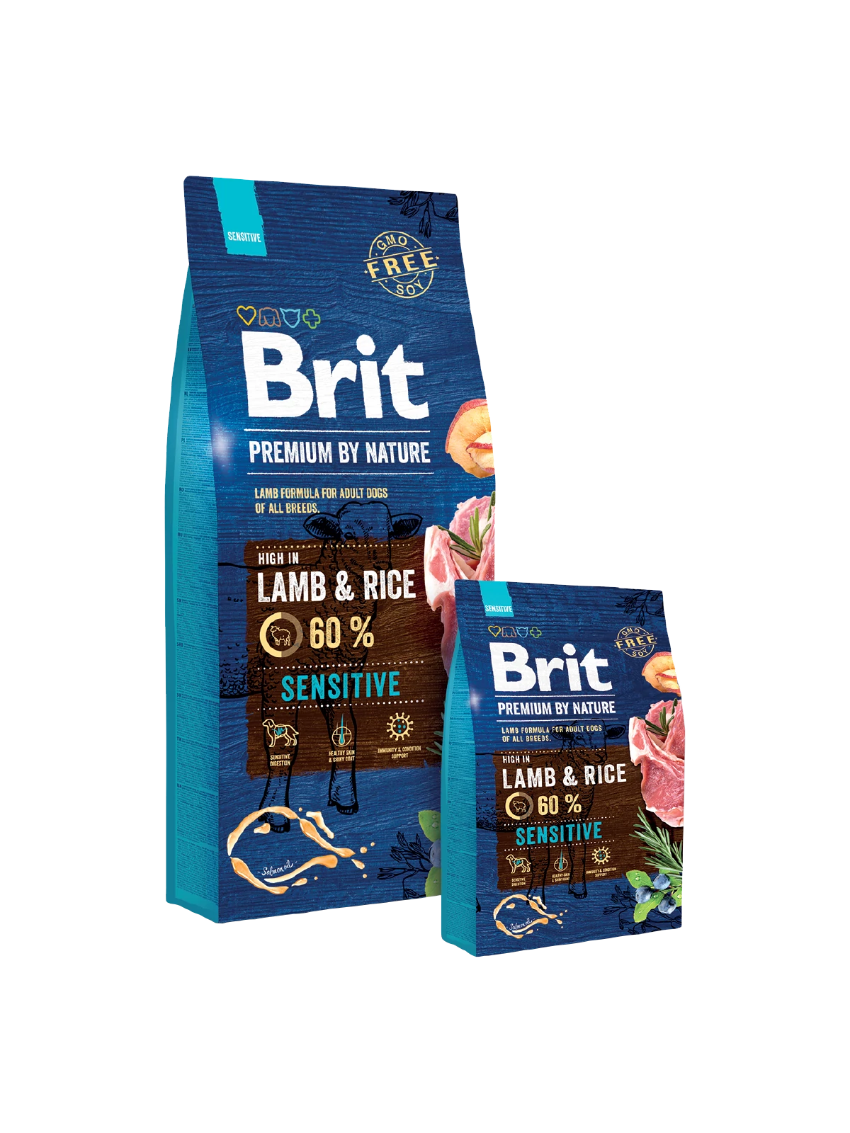 Brit Premium by Nature Lamb & Rice 2db 15kg