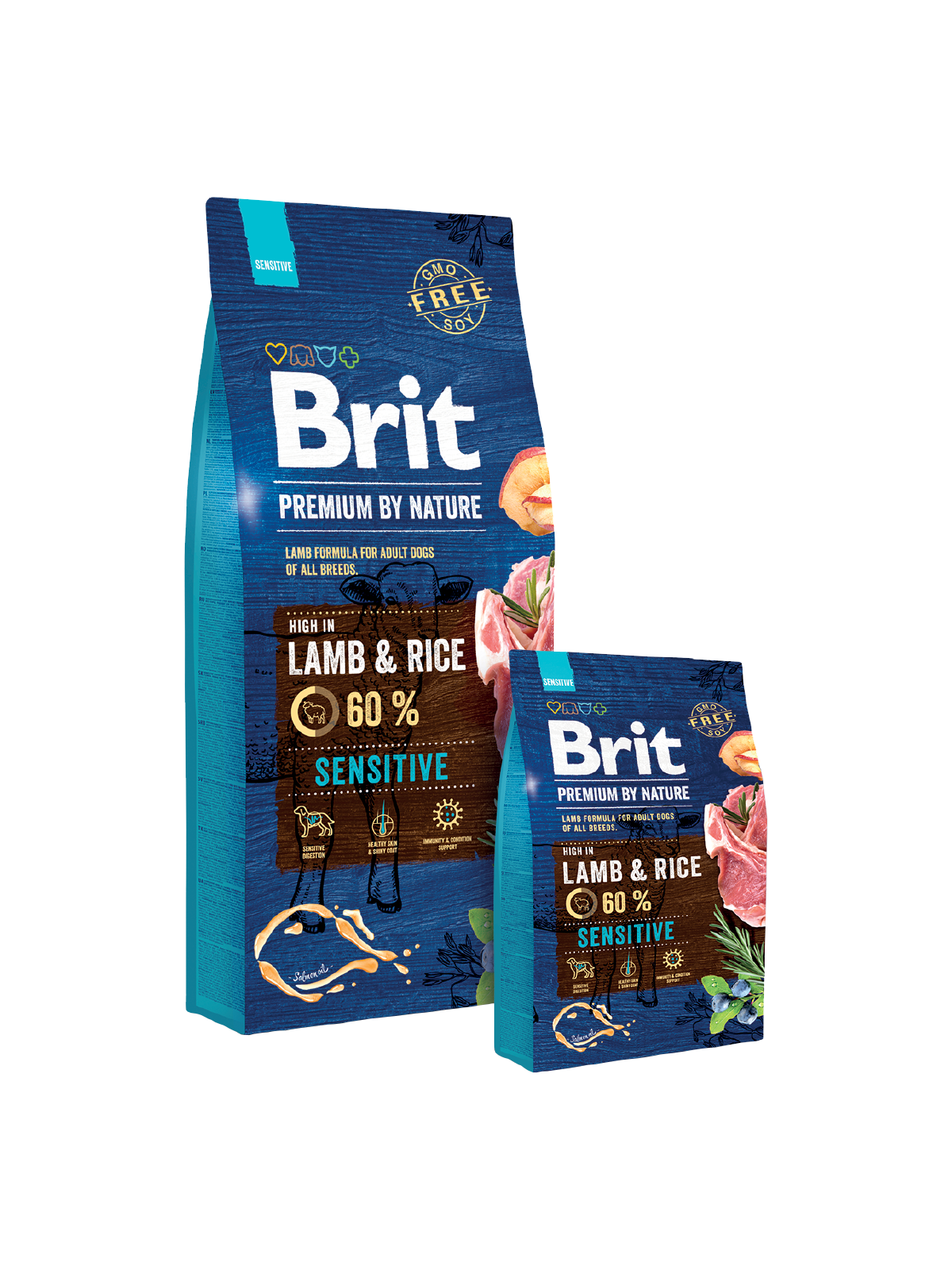 Brit Premium by Nature Lamb & Rice 2db 15kg