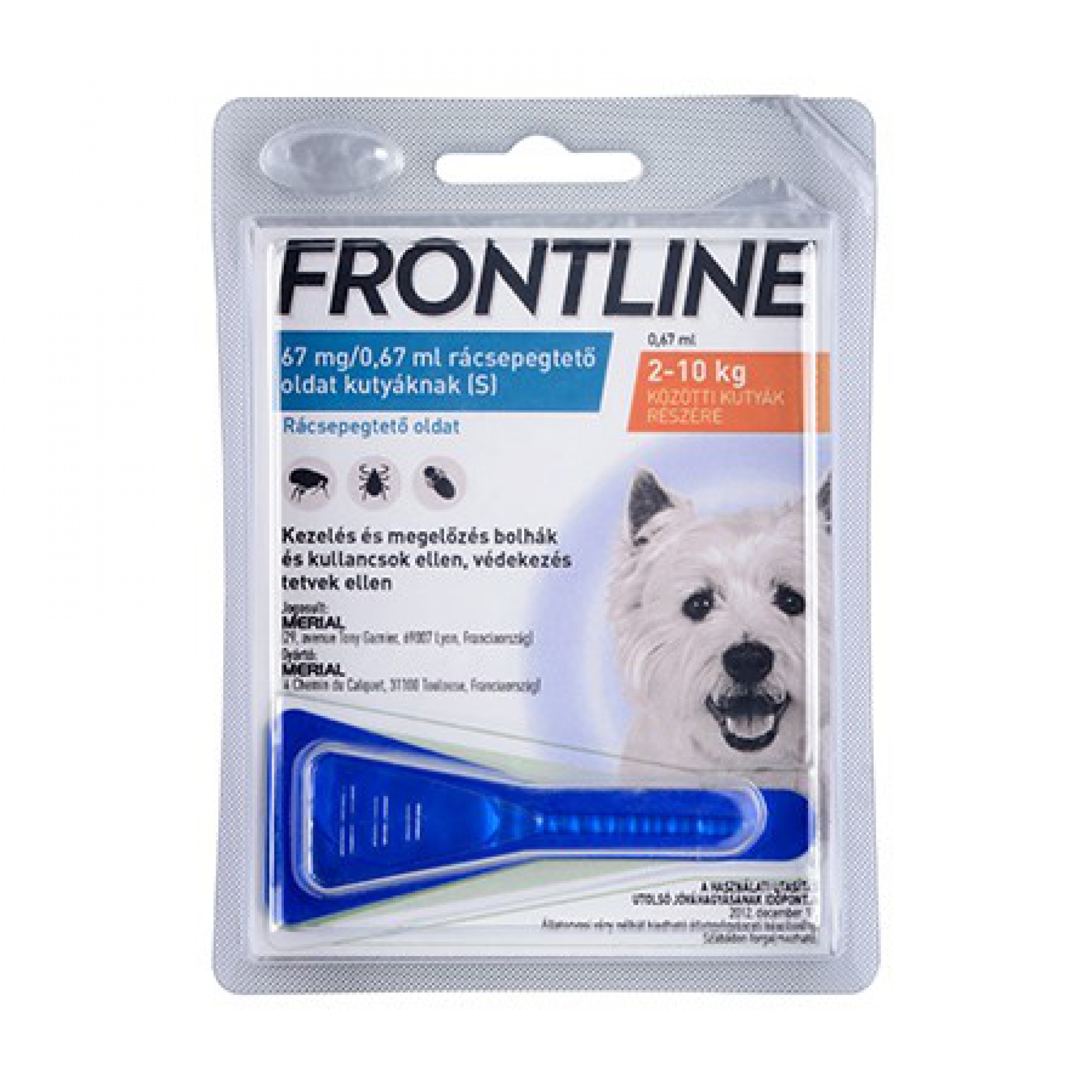 FRONTLINE SPOT-ON DOG (2-10KG) 1X