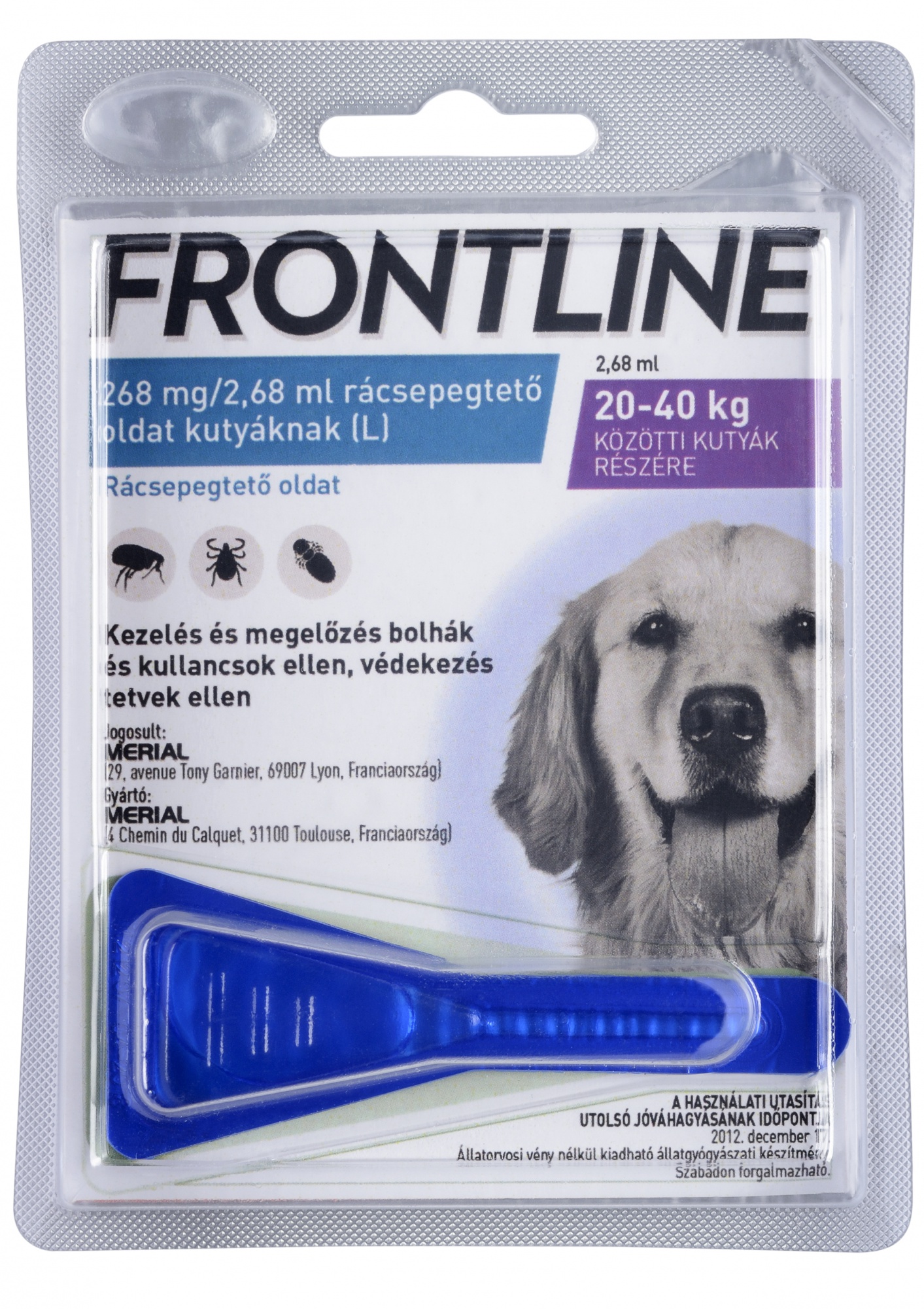 FRONTLINE SPOT-ON DOG (20-40KG) 1X