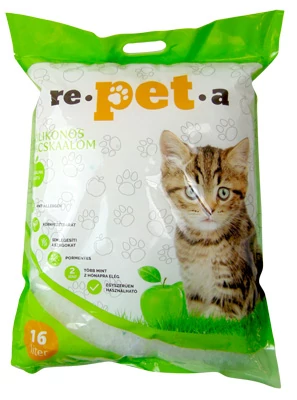 Repeta macskaalom szilikonos alma 16 l / 6,5kg