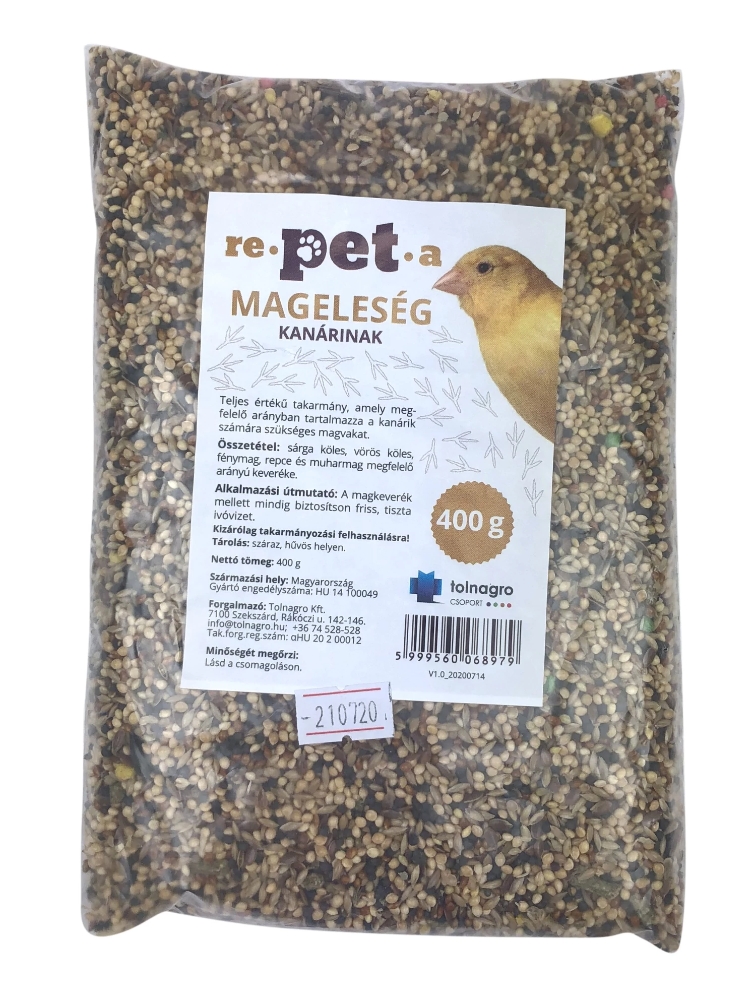 Repeta madáreleség kanári 400g