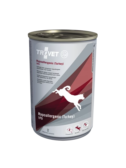 Trovet Hypoallergenic Turkey TPD konzerv 400g