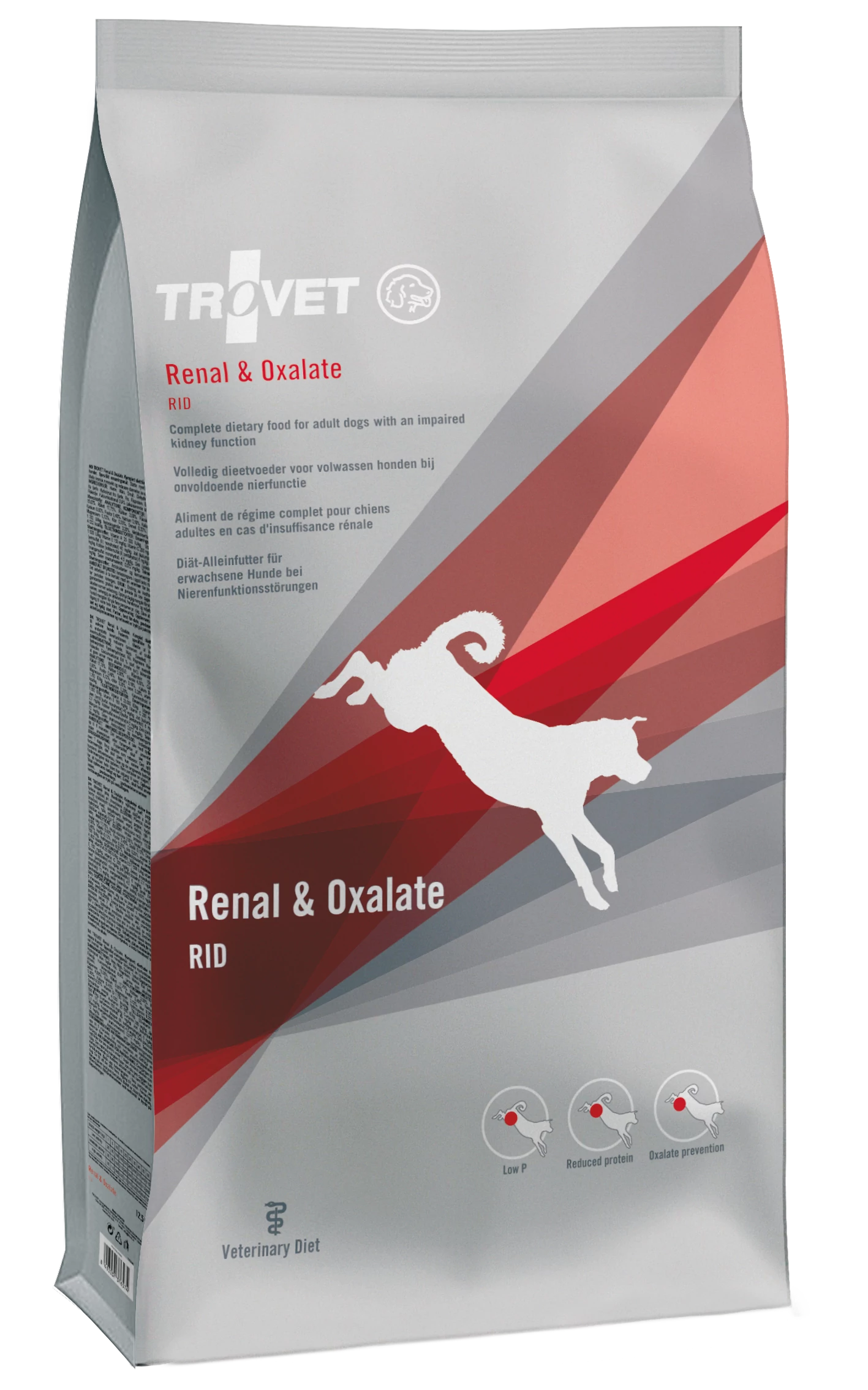 Trovet Renal Oxalate Diet RID Dog 12,5kg